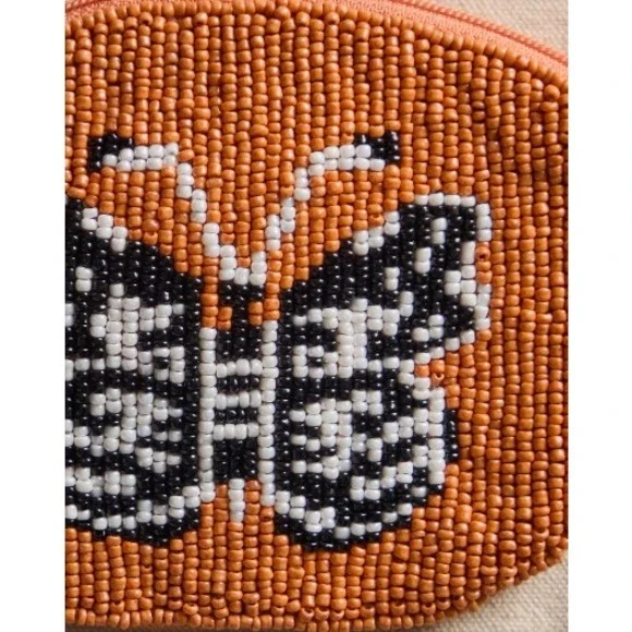 Free People Mariposa Butterfly Beaded Wallet - Picture 2 of 4